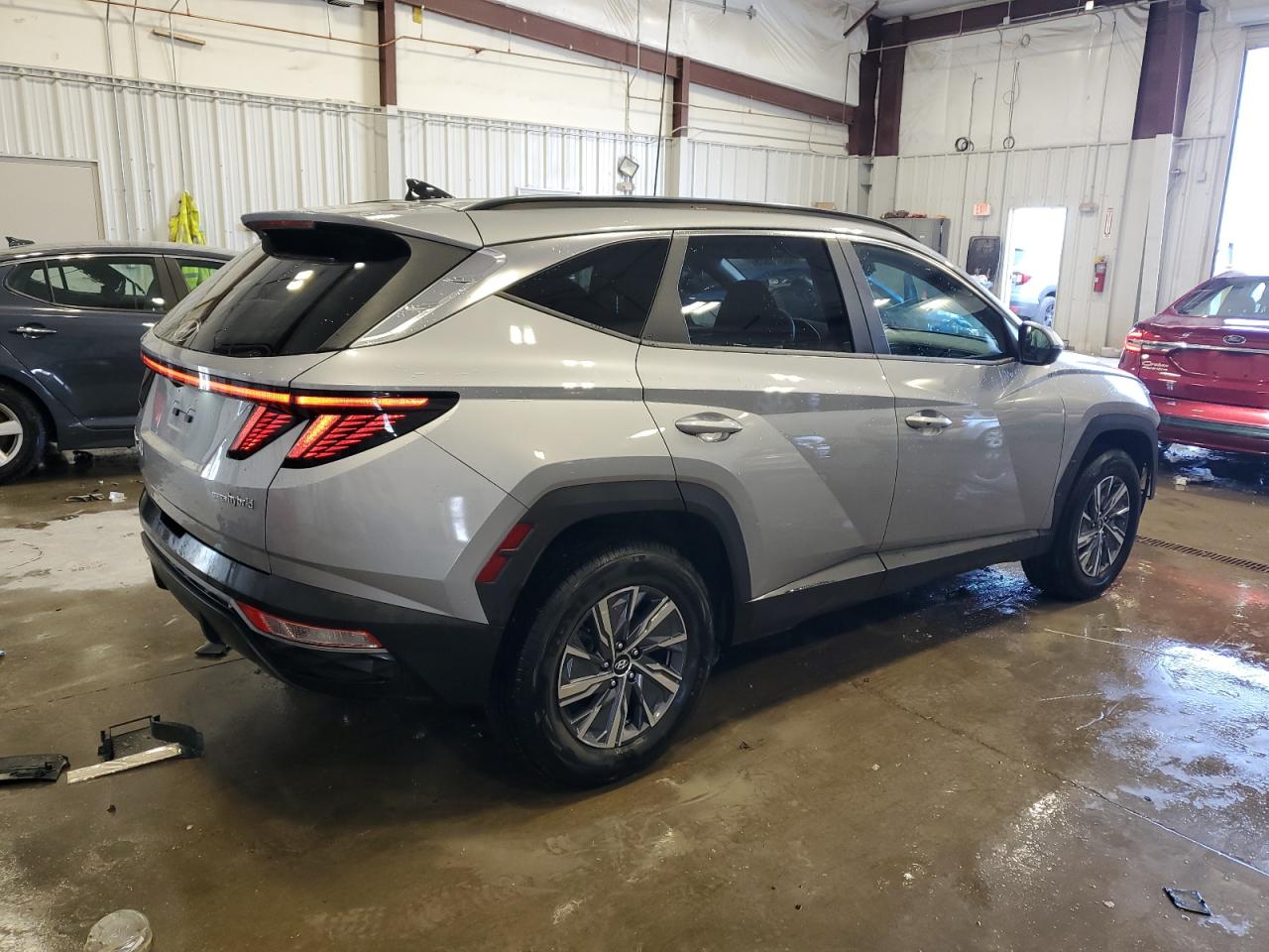 2022 HYUNDAI TUCSON BLUE VIN:KM8JBCA13NU045713