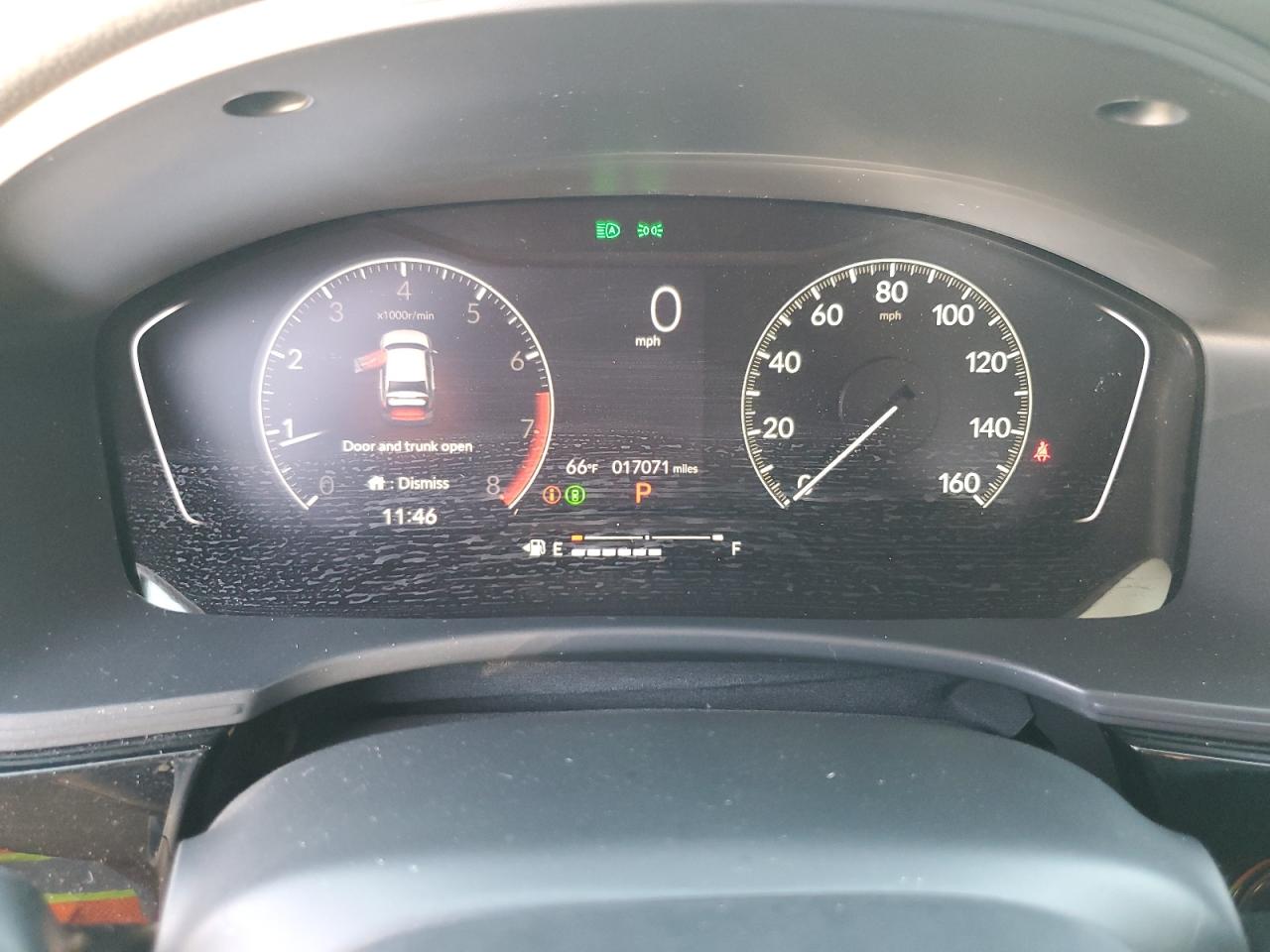 2022 HONDA CIVIC EX VIN:2HGFE1F78NH321987