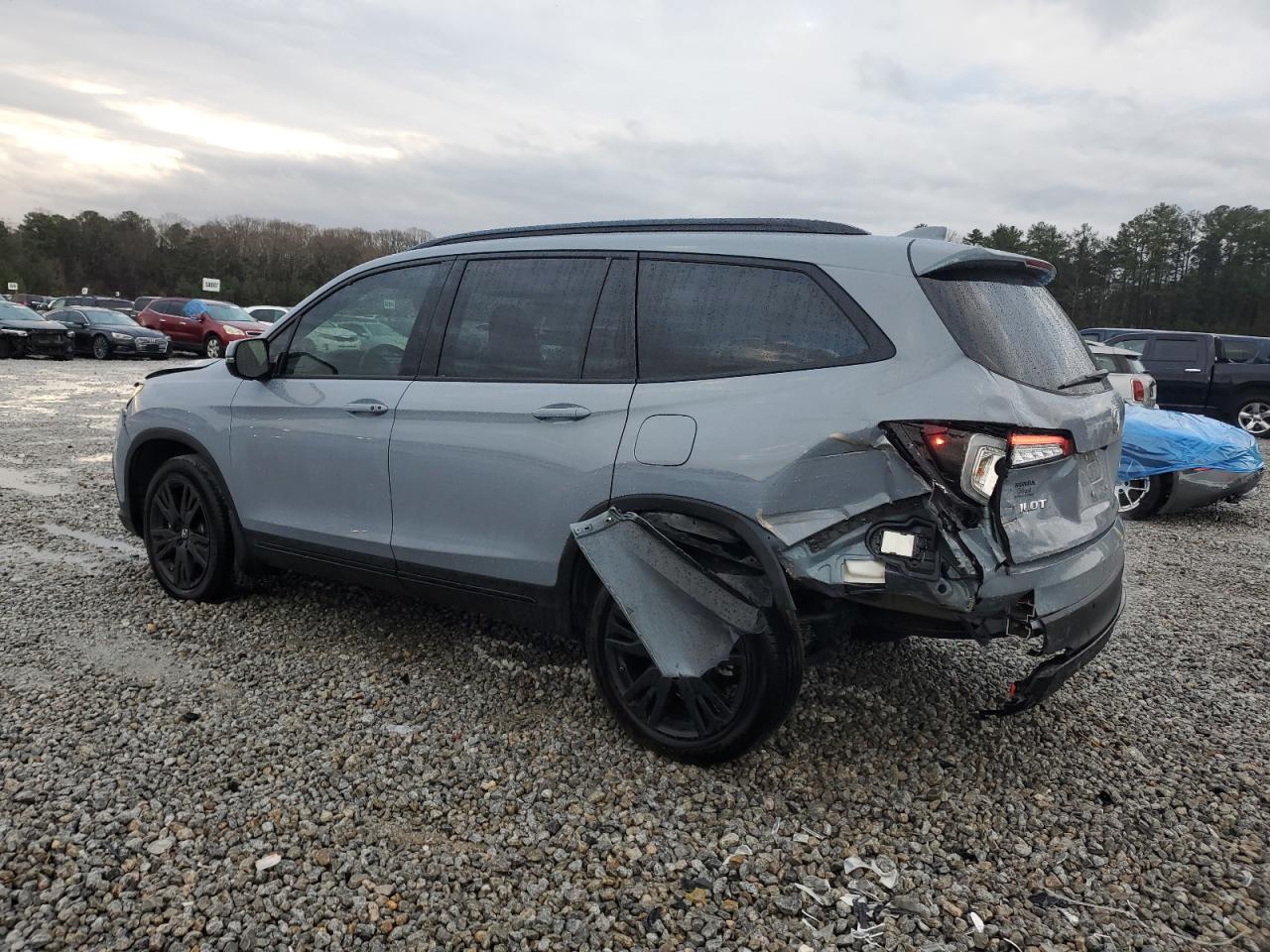 2022 HONDA PILOT BLACK VIN:5FNYF6H77NB029428