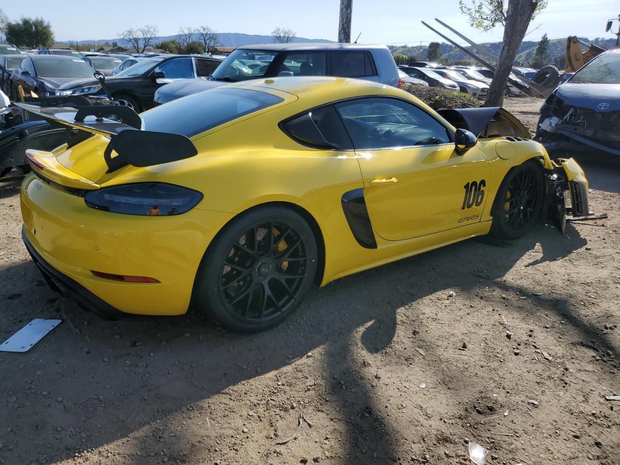 2023 PORSCHE CAYMAN GT4 RS VIN:WP0AE2A85PS280003