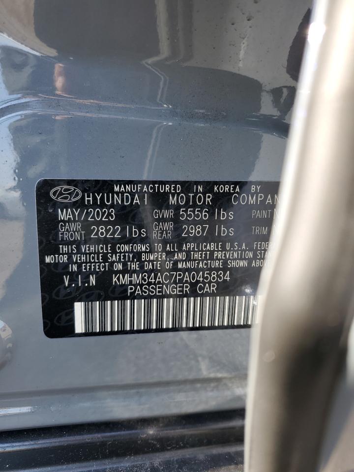 2023 HYUNDAI IONIQ 6 SEL VIN:KMHM34AC7PA045834