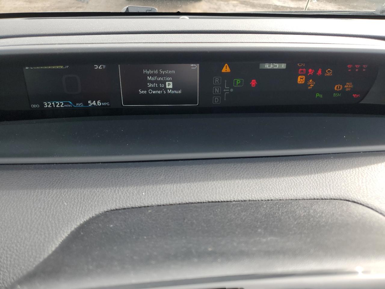 2022 TOYOTA PRIUS NIGHT SHADE VIN:JTDKAMFU0N3188919