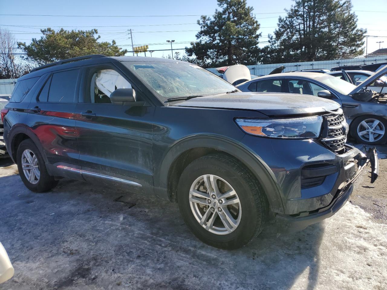 2022 FORD EXPLORER XLT VIN:1FMSK7DH4NGC17704