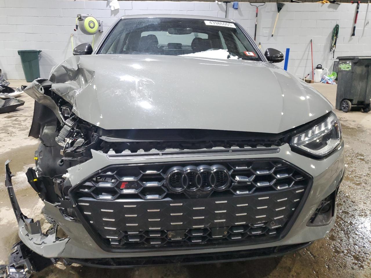 2022 AUDI S4 PRESTIGE VIN:WAUC4AF43NA019528