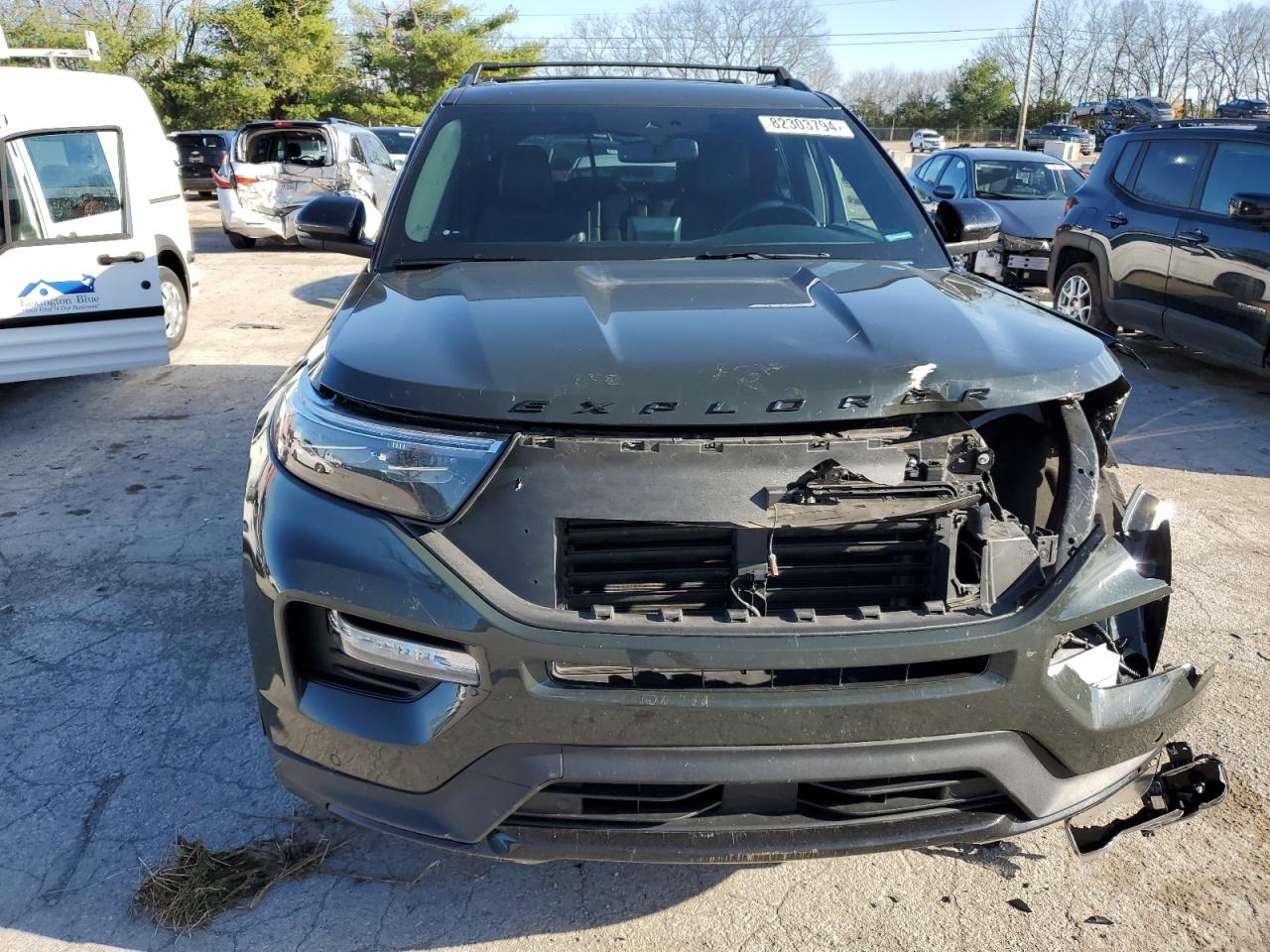 2022 FORD EXPLORER ST VIN:1FM5K8GC0NGC20862