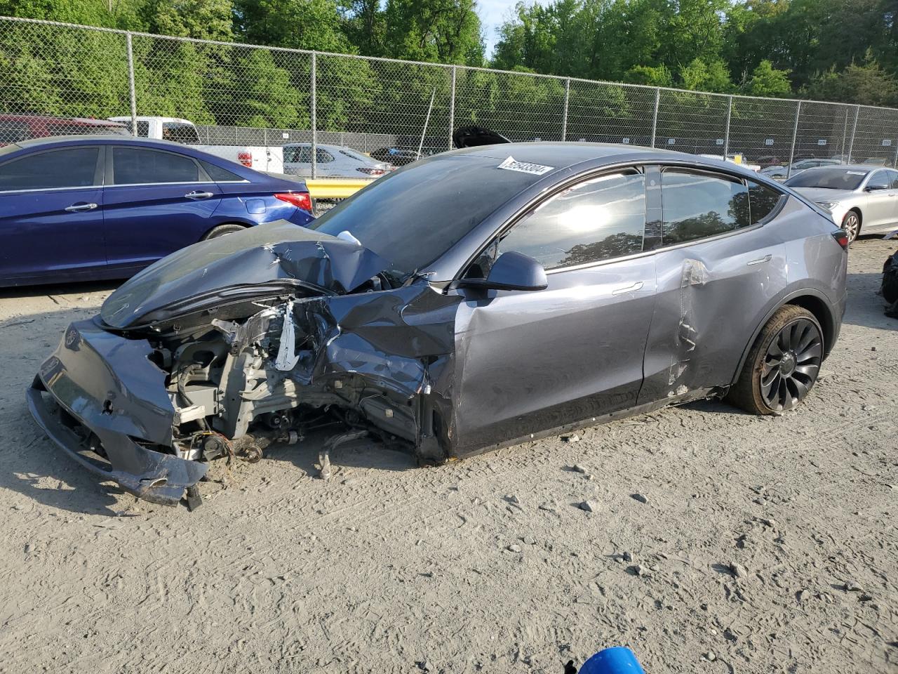 2022 TESLA MODEL Y  VIN:7SAYGDEF8NF508389