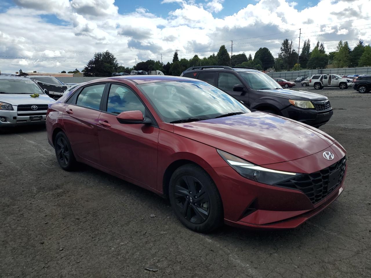 2023 HYUNDAI ELANTRA BLUE VIN:KMHLM4AJXPU081118