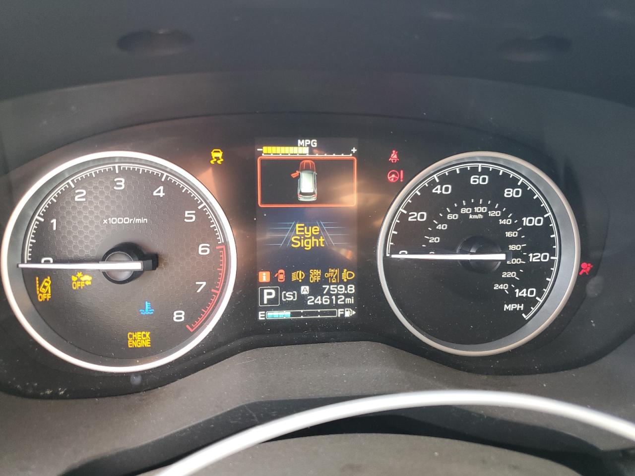 2022 SUBARU FORESTER PREMIUM VIN:JF2SKAEC7NH437645