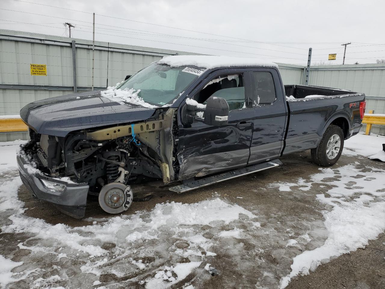 2022 FORD F150 SUPER CAB VIN:1FTFX1E83NKD01089
