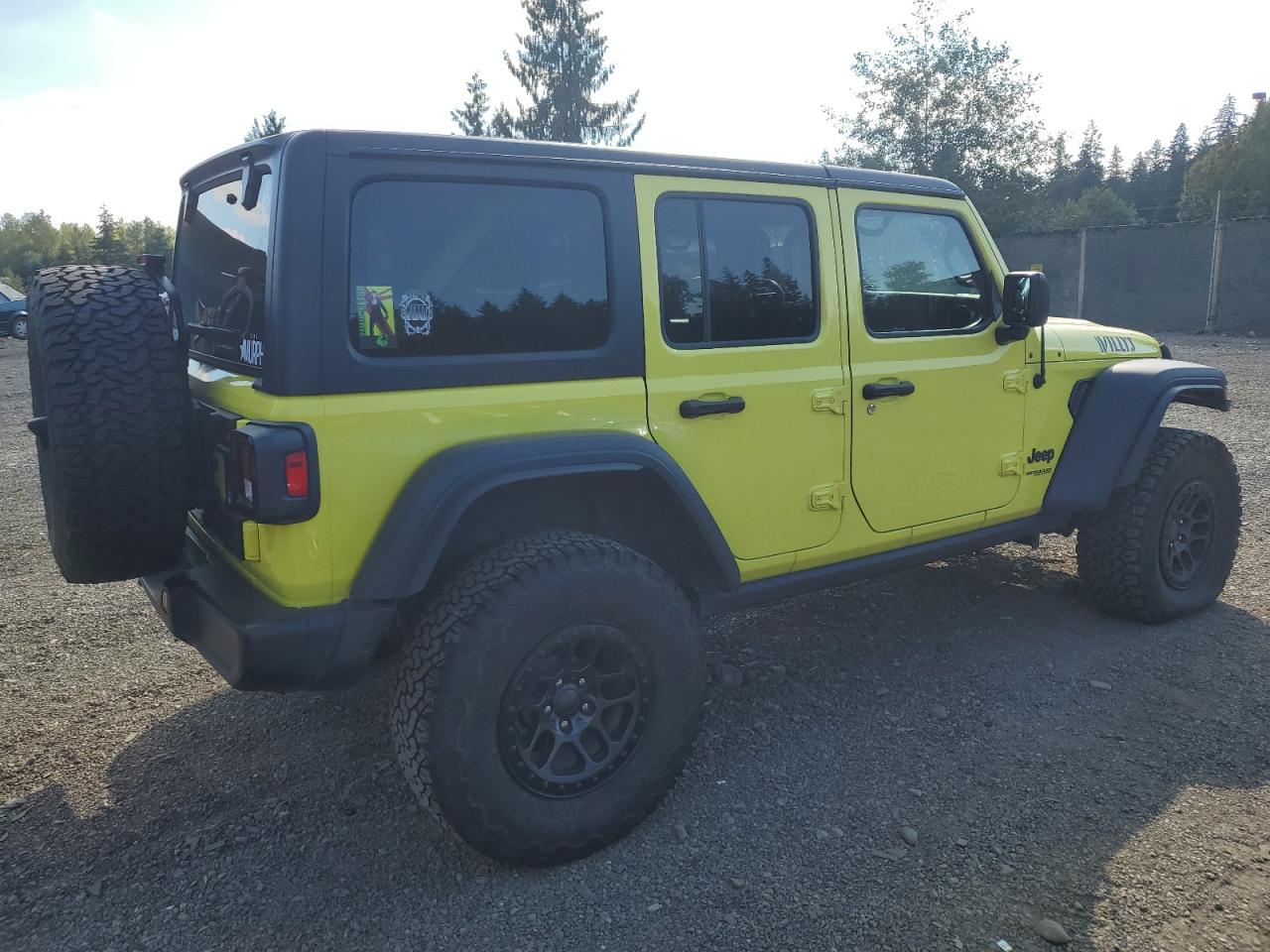 2022 JEEP WRANGLER UNLIMITED SPORT VIN:1C4HJXDG9NW158020