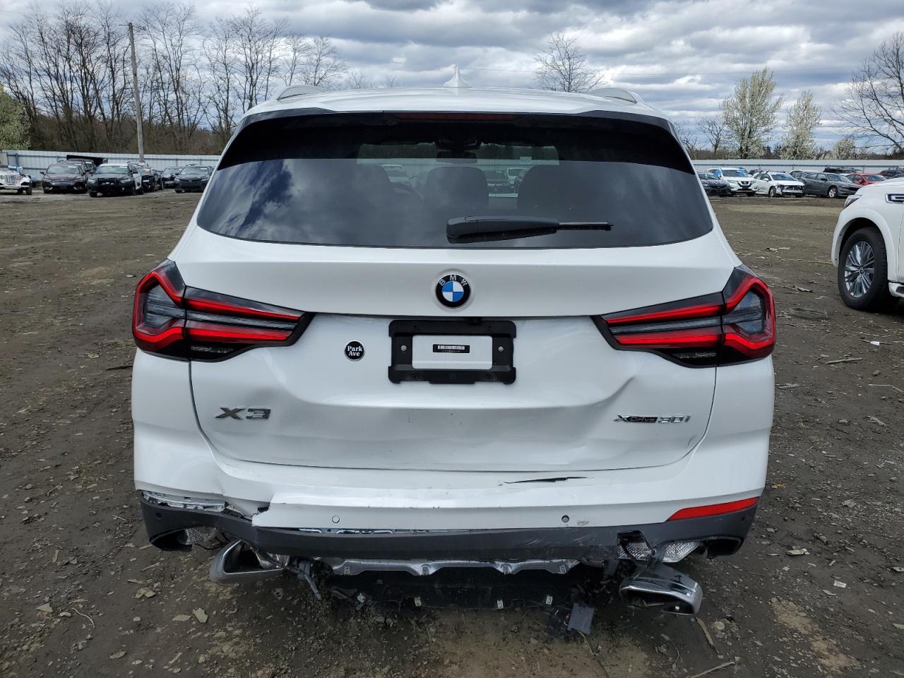 2022 BMW X3 XDRIVE30I VIN:5UX53DP09N9K52101