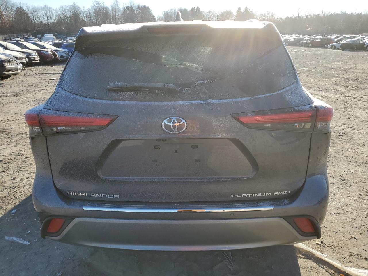 2022 TOYOTA HIGHLANDER PLATINUM VIN:5TDFZRBH0NS161461