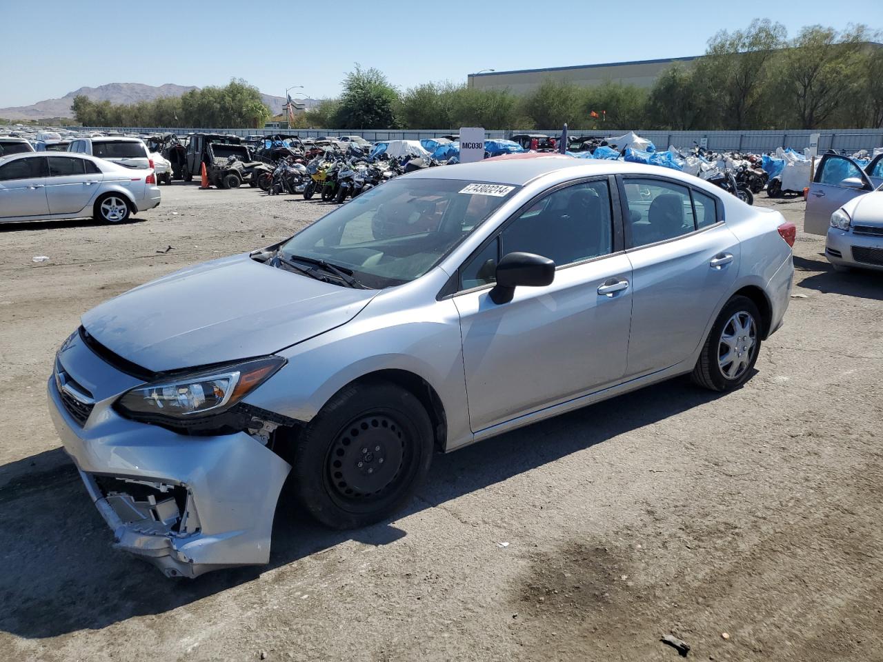 2022 SUBARU IMPREZA  VIN:4S3GKAB69N3609870