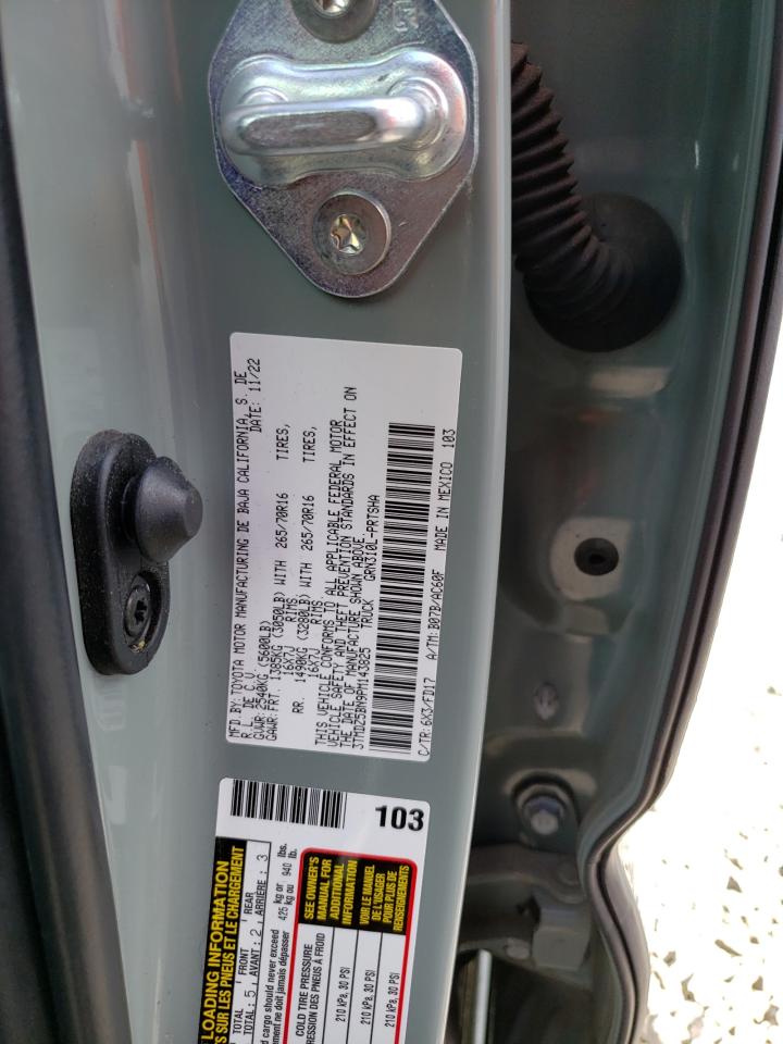 2023 TOYOTA TACOMA DOUBLE CAB VIN:3TMDZ5BN9PM143825