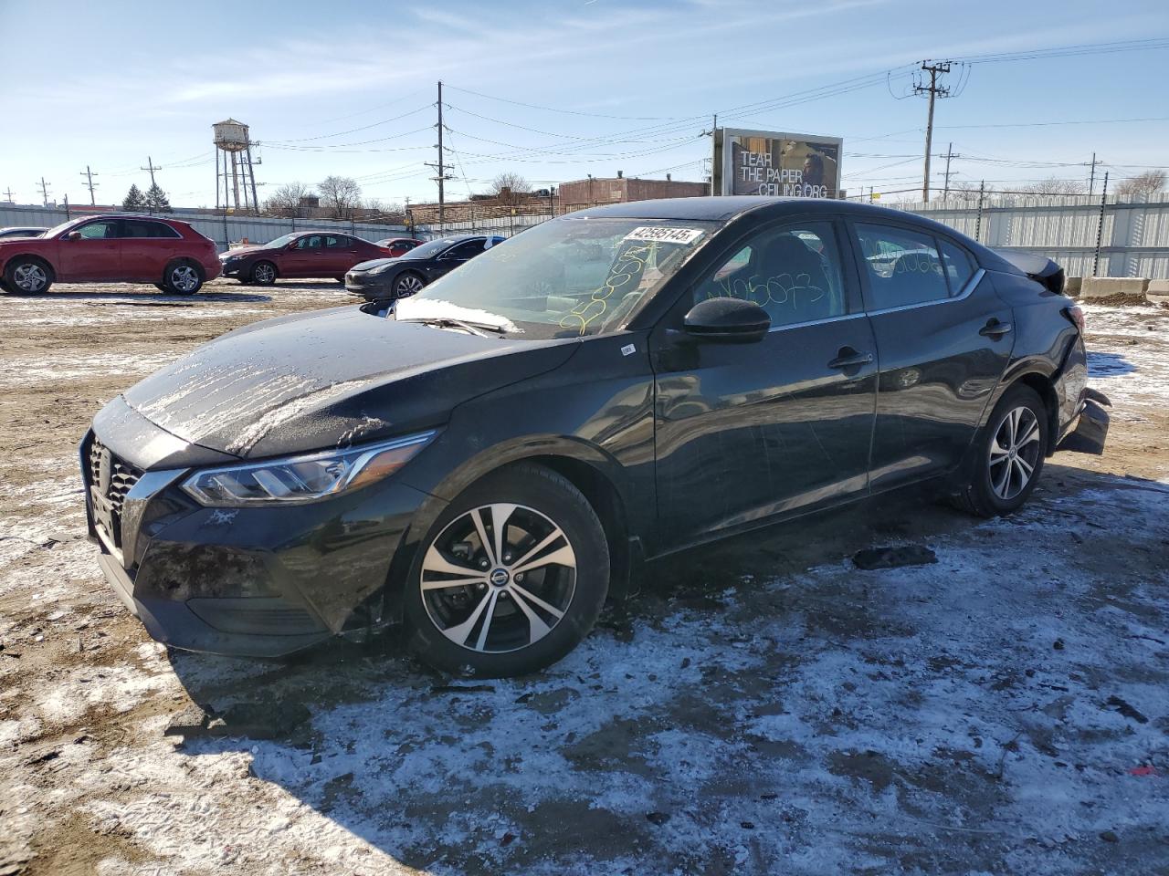 2022 NISSAN SENTRA SV VIN:3N1AB8CV9NY250731