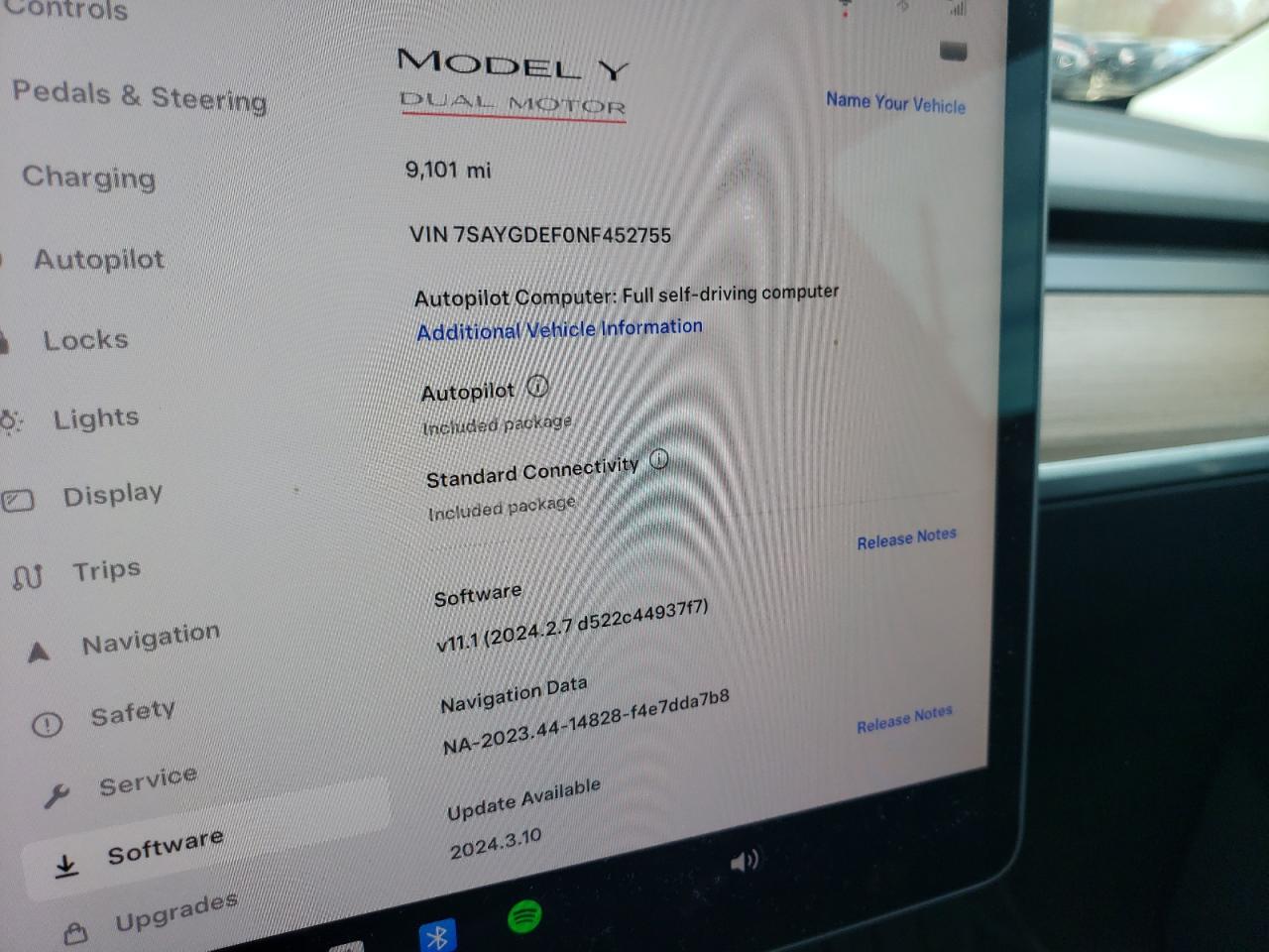 2022 TESLA MODEL Y  VIN:7SAYGDEF0NF452755