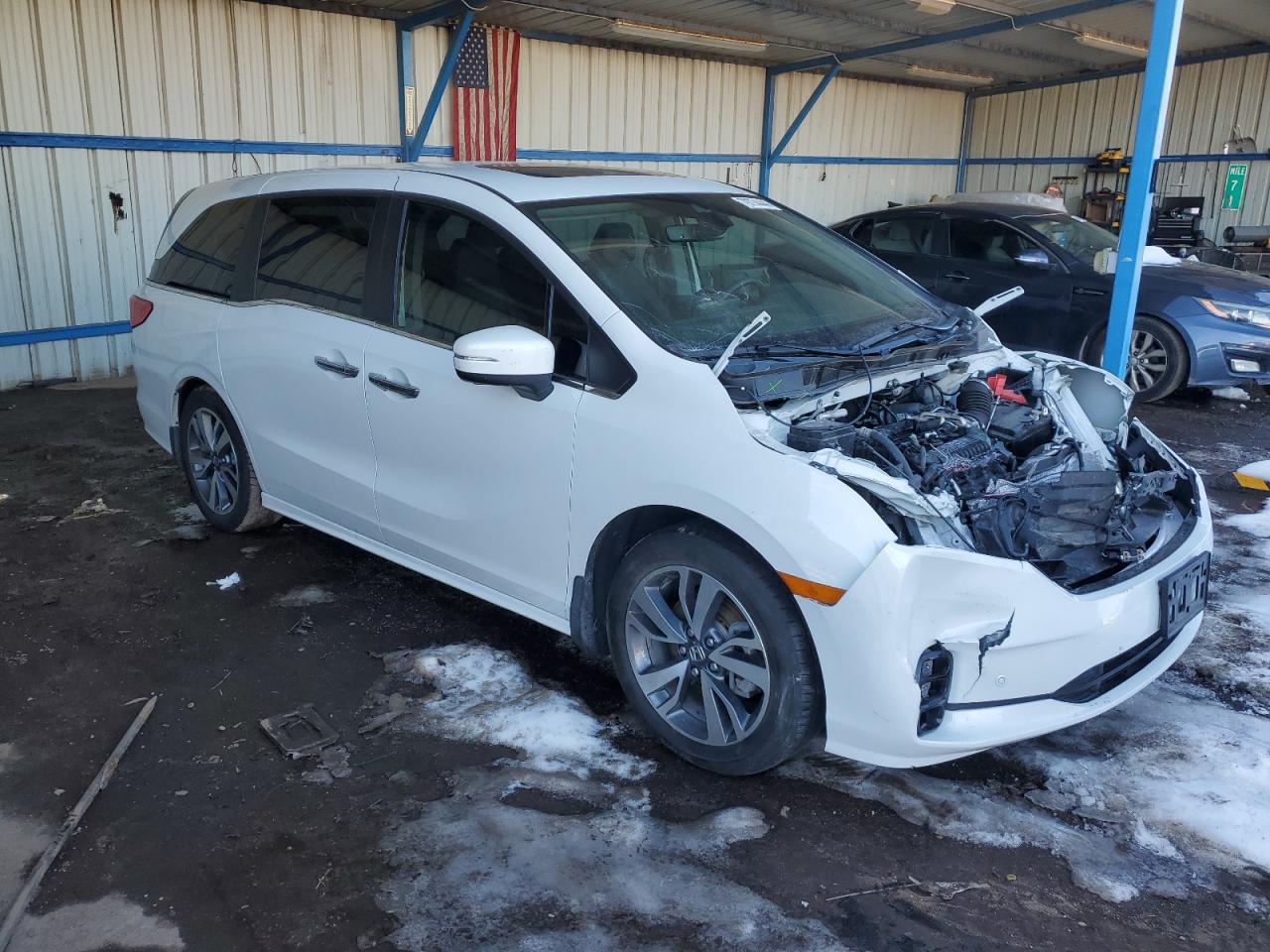 2022 HONDA ODYSSEY TOURING VIN:5FNRL6H84NB056382