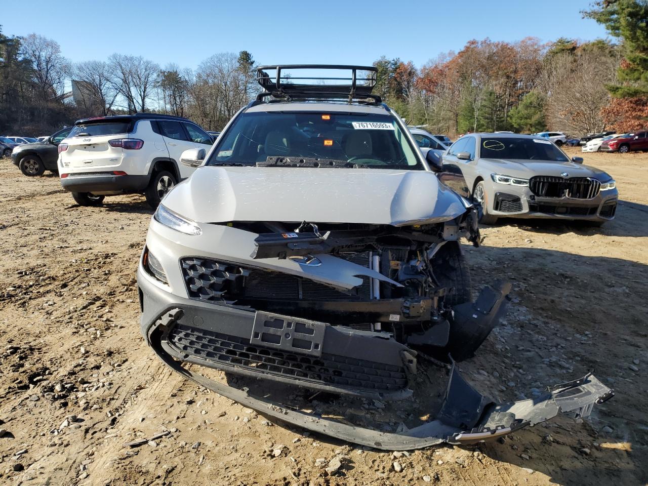 2022 HYUNDAI KONA SEL VIN:KM8K3CAB7NU856800