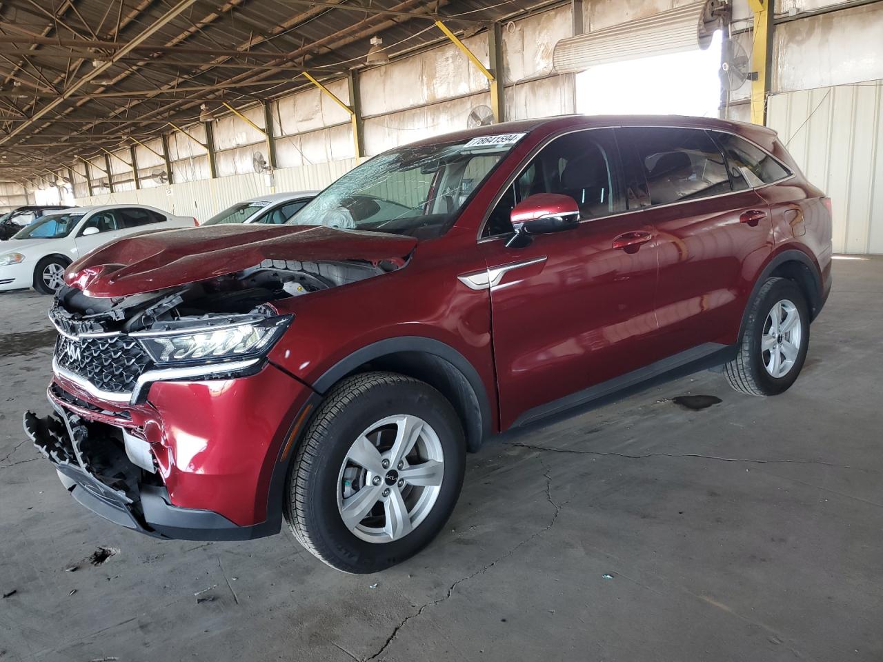 2022 KIA SORENTO LX VIN:5XYRGDLC4NG083787