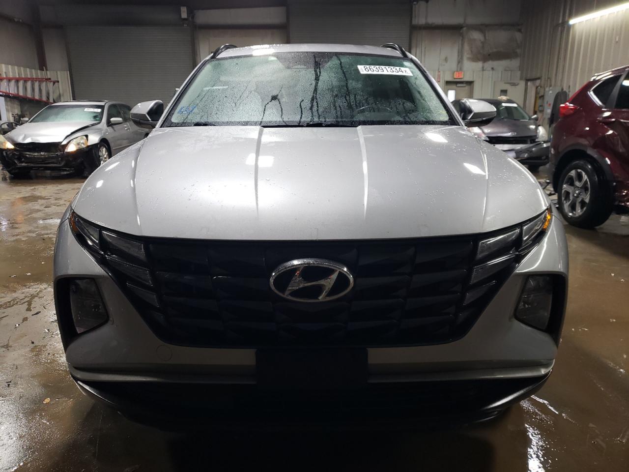 2022 HYUNDAI TUCSON BLUE VIN:KM8JBCA11NU044110