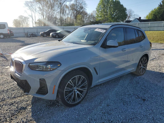 2022 BMW X3 XDRIVE30I VIN:5UX53DP09N9K71795
