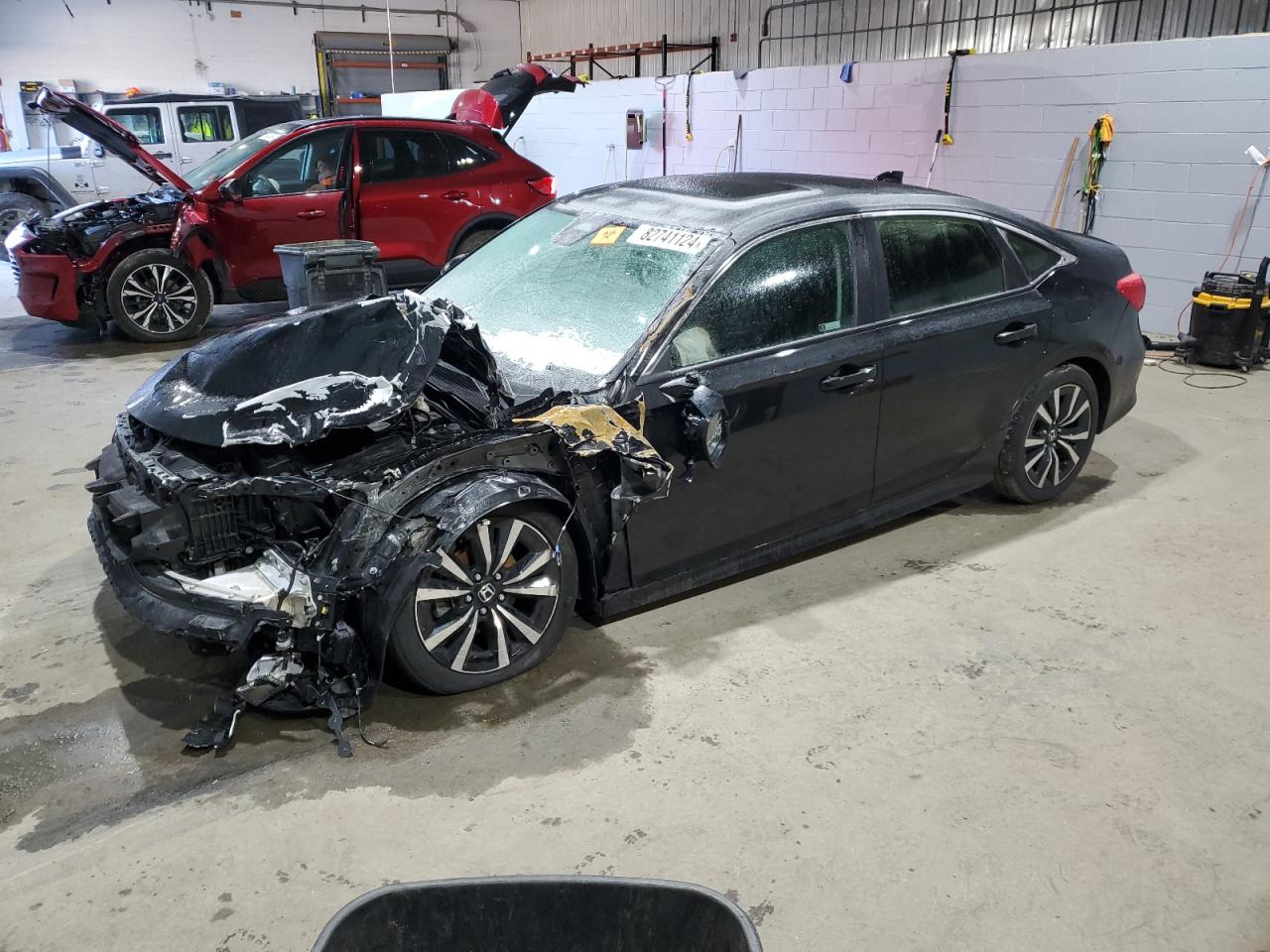 2022 HONDA CIVIC EX VIN:JHMFE1F75NX000093