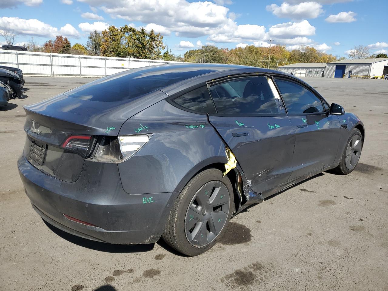 2022 TESLA MODEL 3  VIN:5YJ3E1EA6NF346651
