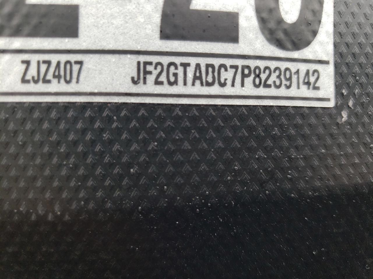 2023 SUBARU CROSSTREK  VIN:JF2GTABC7P8239142