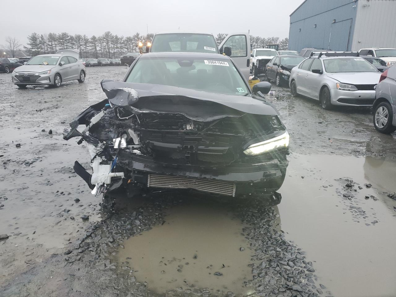 2022 HONDA CIVIC EX VIN:JHMFE1F73NX001291