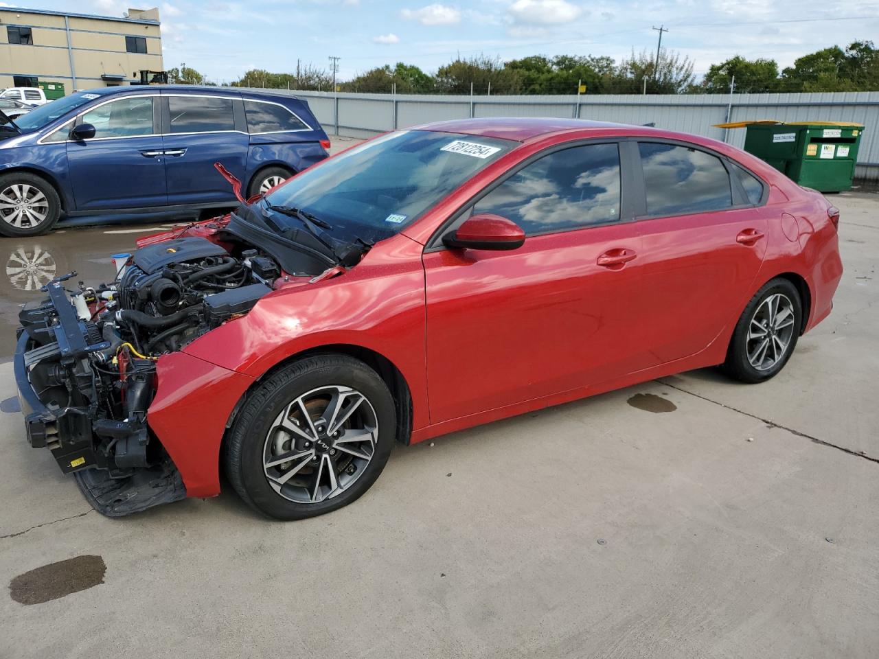 2022 KIA FORTE FE VIN:3KPF24AD2NE452687