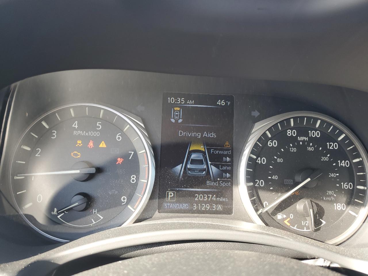 2022 INFINITI Q50 LUXE VIN:JN1EV7BRXNM340089