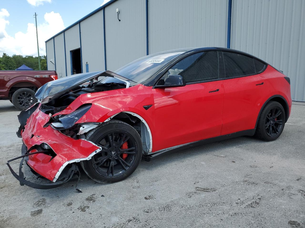 2022 TESLA MODEL Y  VIN:7SAYGDEE2NF354124