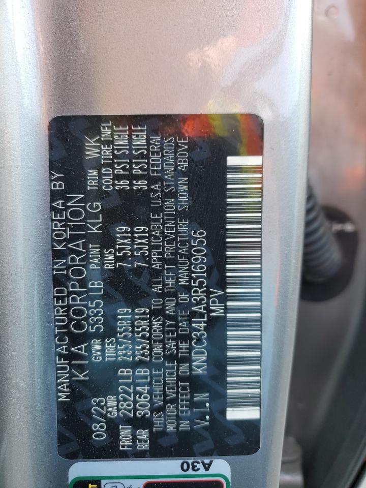 2024 KIA EV6 LIGHT VIN:KNDC34LA3R5169056