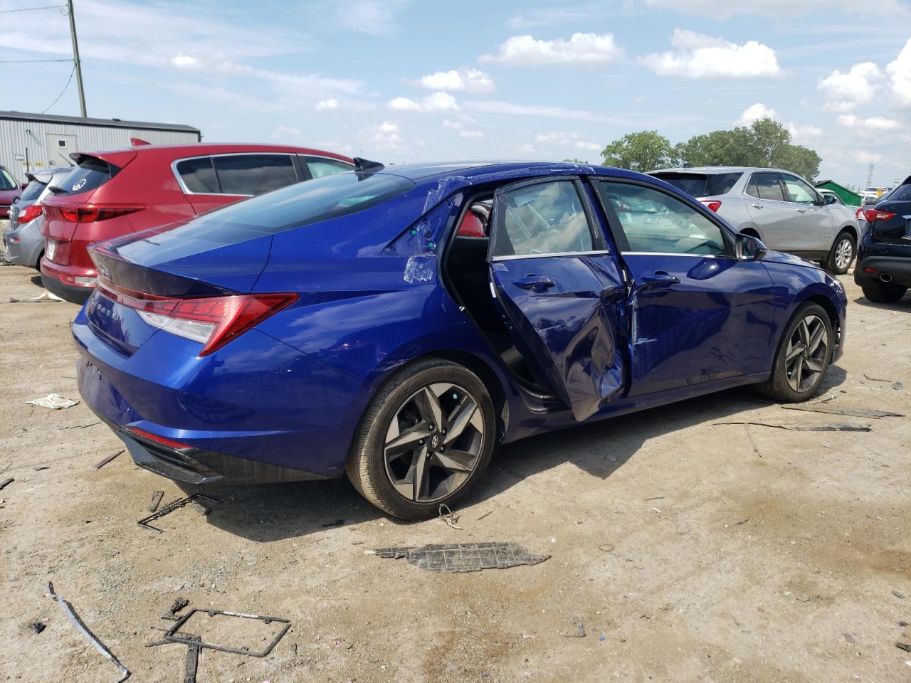 2022 HYUNDAI ELANTRA SEL VIN:KMHLN4AG2NU361663