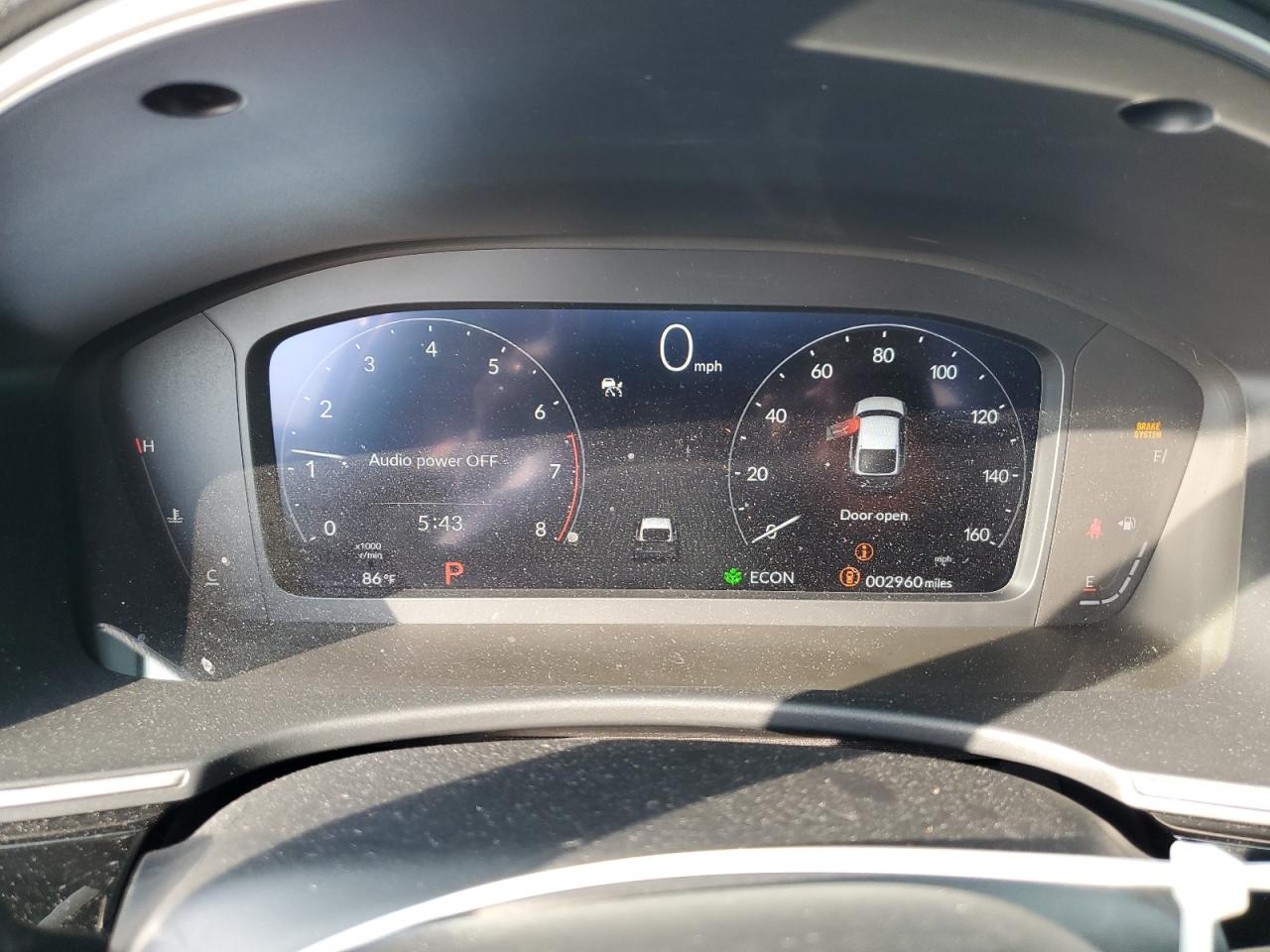 2024 HONDA CIVIC SPORT TOURING VIN:19XFL1H84RE032102