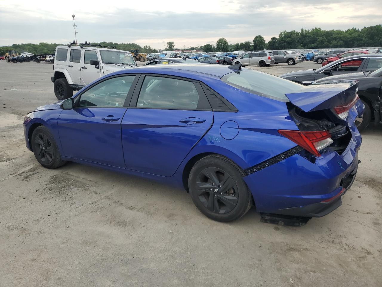 2023 HYUNDAI ELANTRA BLUE VIN:KMHLM4AJ1PU078656