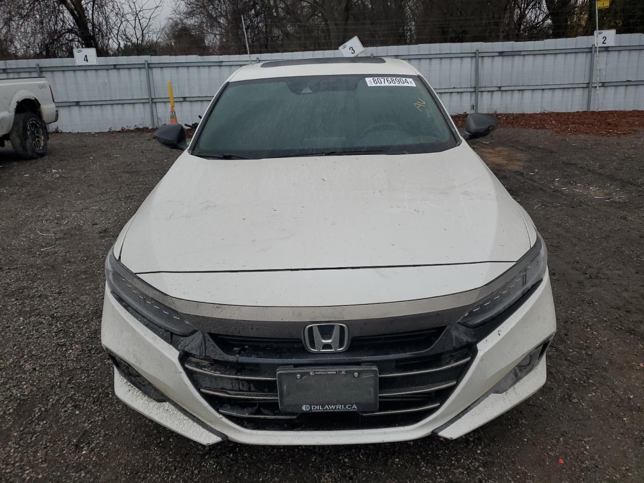 2022 HONDA ACCORD SPORT VIN:1HGCV1F3XNA801625