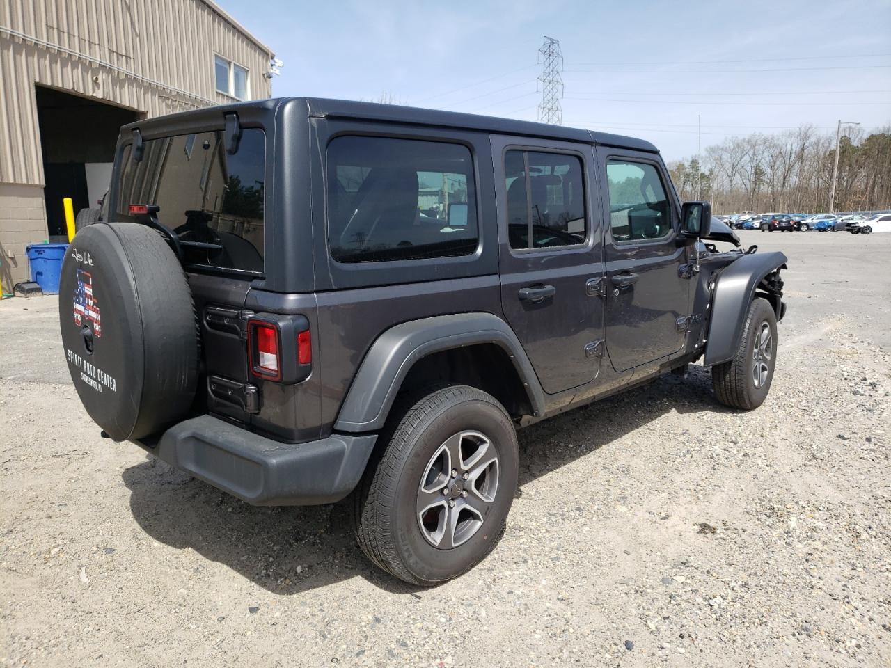 2022 JEEP WRANGLER UNLIMITED SPORT VIN:1C4HJXDM8NW276565