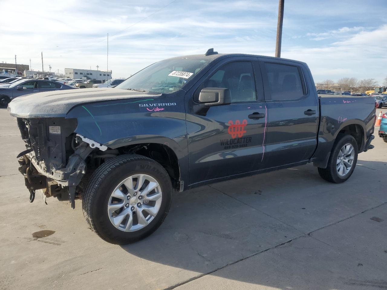 2022 CHEVROLET SILVERADO LTD C1500 CUSTOM VIN:1GCPWBEK1NZ179655