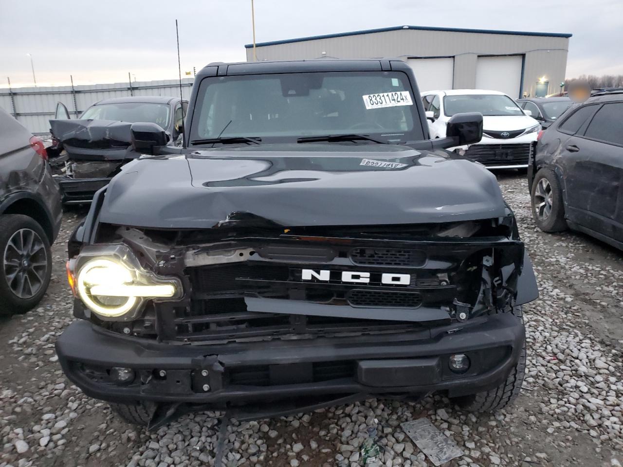 2022 FORD BRONCO BASE VIN:1FMDE5AH9NLB65437