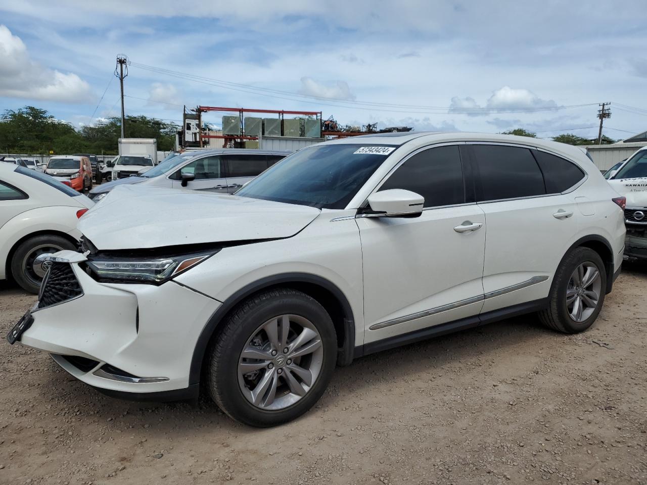 2022 ACURA MDX  VIN:5J8YD9H3XNL001240