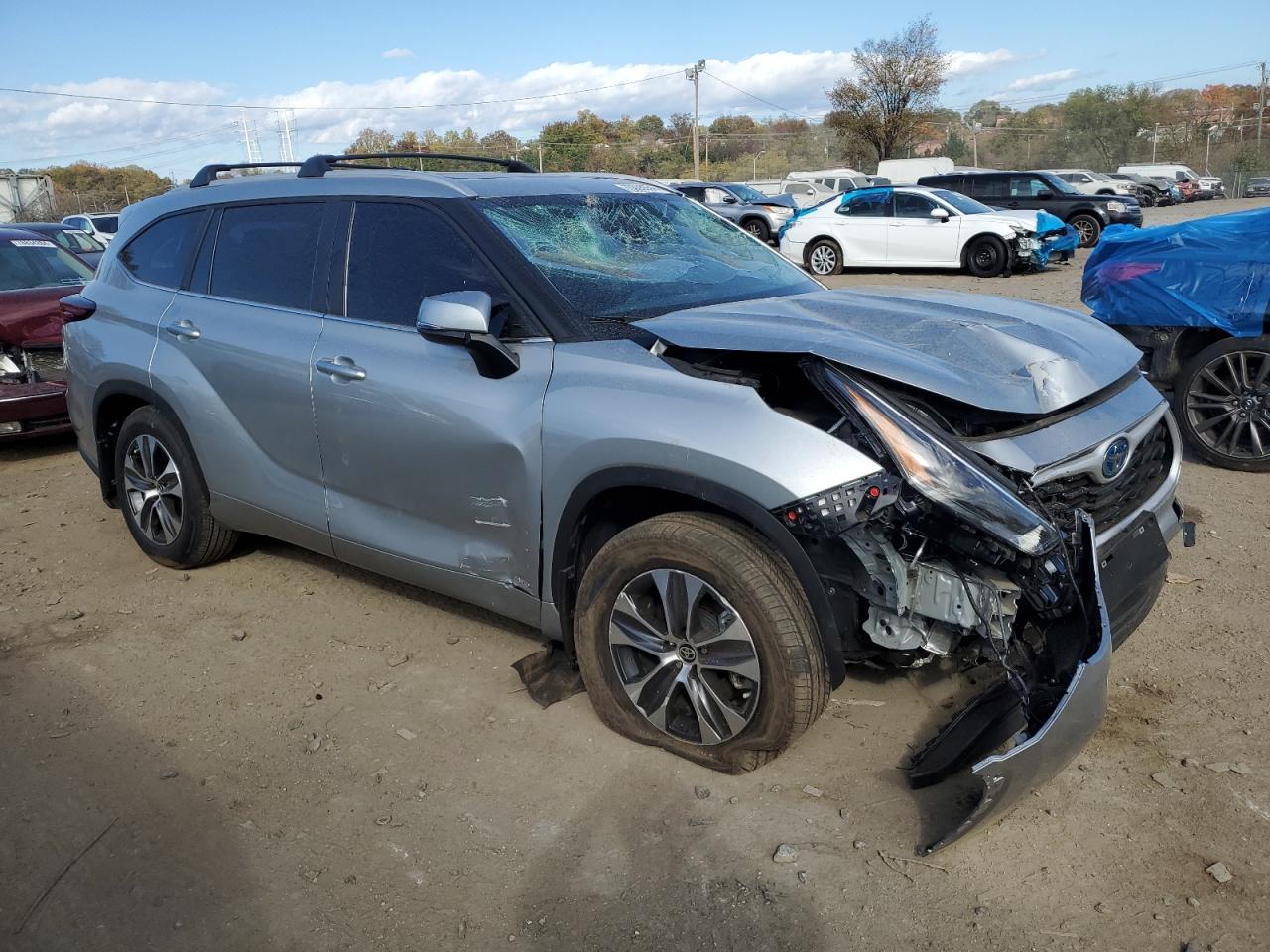 2024 TOYOTA HIGHLANDER HYBRID XLE VIN:5TDKBRCH8RS613728