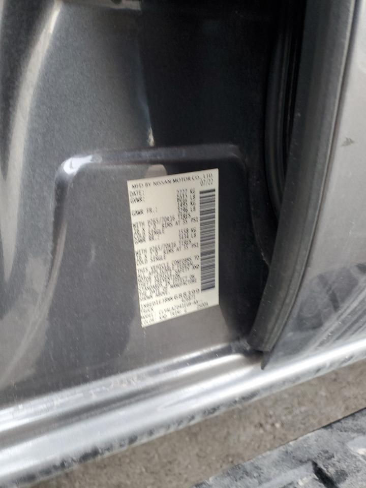 2022 NISSAN FRONTIER S VIN:1N6ED1EJ8NN688399