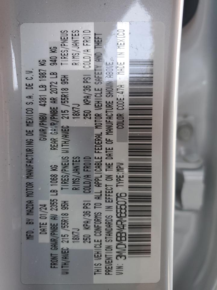 2024 MAZDA CX-30 SELECT VIN:3MVDMBBM4RM655076