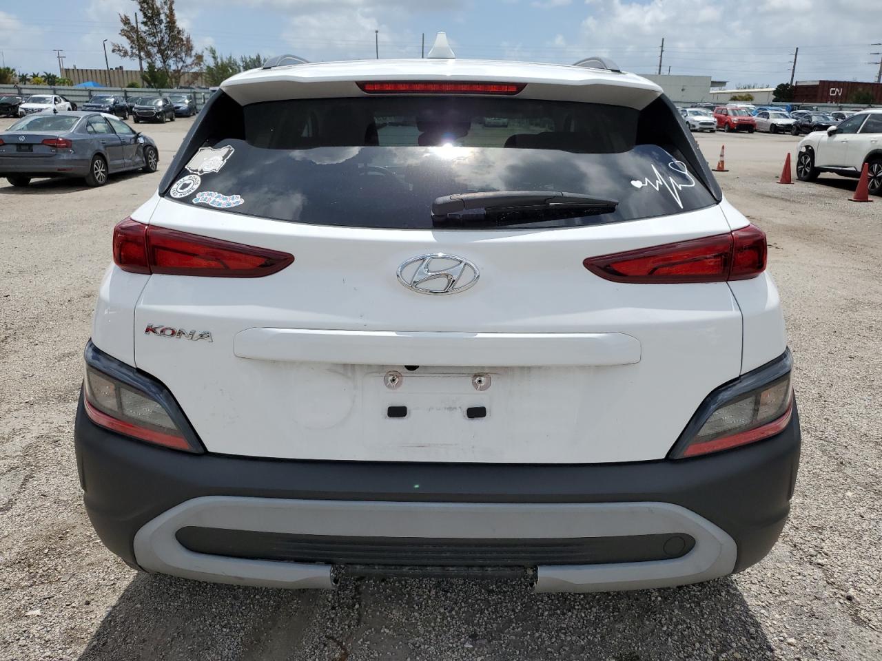 2022 HYUNDAI KONA SEL VIN:KM8K32AB6NU886851