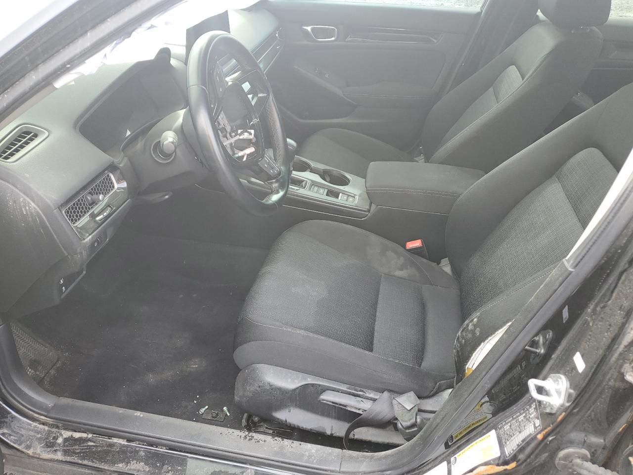 2022 HONDA CIVIC EX VIN:JHMFE1F79NX005393