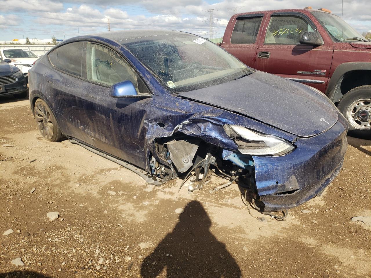 2022 TESLA MODEL Y  VIN:7SAYGDEF6NF554061