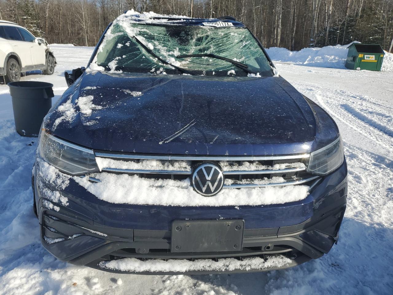 2022 VOLKSWAGEN TIGUAN SE VIN:3VV2B7AX1NM135596