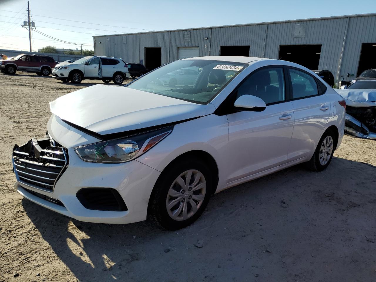 2022 HYUNDAI ACCENT SE VIN:3KPC24A6XNE183486