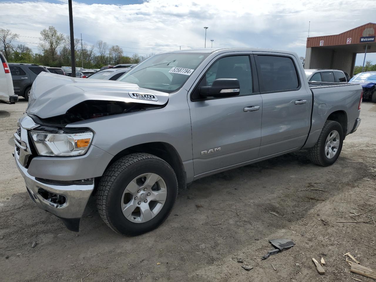 2022 RAM 1500 BIG HORN/LONE STAR VIN:1C6SRFFT3NN158725